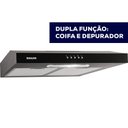 Ver imagem 5 de Depurador Slim Suggar Dps162pt 60cm 3 Velocidades Preto 220v