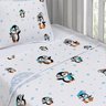 Jogo de Cama Tecebem Baby Malha Estampado Pinguim 3 Peças Kinder - 2