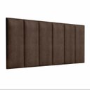 Ver imagem 1 de Cabeceira Cama Box Casal Espumada 140cm: Marrom