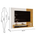 Ver imagem 2 de Painel de TV Rack Suspenso até 50 Polegadas Palermo - Édecasamóveis