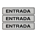 Ver imagem 1 de Combo 3 Placas De Sinalização Entrada 30x7 Acesso - B-522 F9e