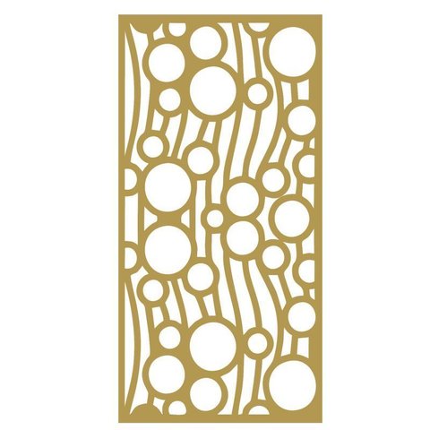 Painel Vazado Divisória Mdf Nairóbi Crú - 0,90x2,40m