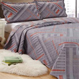 Kit Colcha Queen Bouti de Microfibra Ultrasonic Bill Sultan - 1