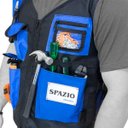 Ver imagem 2 de COLETE PARA FERRAMENTAS AJUSTÁVEL AZUL SPAZIO