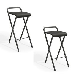 Conjunto Bancada Gourmet Industrial com 2 Banquetas Alta Dakar Preto Kappesberg - 4