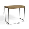 Conjunto Bancada Gourmet Industrial com 2 Banquetas Alta Dakar Preto Kappesberg - 6