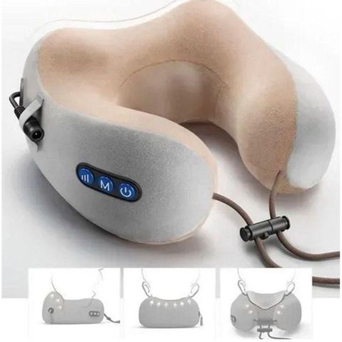 Travesseiro Almofada Massagem Pescoço Alivia Tensão - Ideal para Massagear Pescoço, Ombros,
