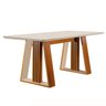 Mesa de Jantar Contemporânea 1,35x0,90m - Déli - LJ Móveis - 1
