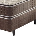 Ver imagem 3 de Cama Box Solteiro + Colchão Espuma D70-d28 2 Pillow Top Marrom