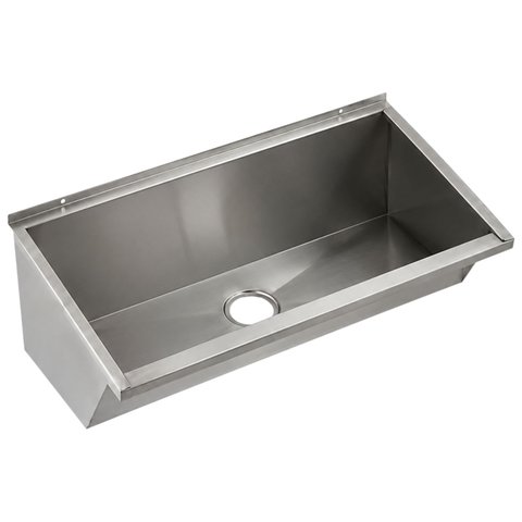 Lavatório Coletivo em Aço Inox 0,70 Mts - Válvula Escoamento e Sifão Extensível - LAV700