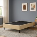 Ver imagem 2 de Cama Base Box Solteiro em Veludo Premium Design Moderno Luxo:bege