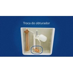 Obturador Comporta Caixa Acoplada Universal Corrente Ksou Astra - 6