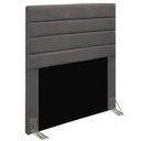 Ver imagem 2 de Cabeceira Paris Box Solteiro 90cm - Suede Cinza
