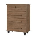 Ver imagem 1 de Gaveteiro 4 Gavetas para Quarto Imbuia - Trinobel