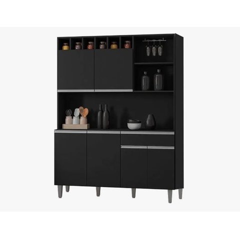 Armário de Cozinha Kit Golden 6 Portas - Ajl