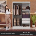 Ver imagem 4 de Guarda-roupa 2 Portas de Correr Max Madesa