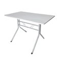 Ver imagem 7 de Jogo de Mesa Branca 120 com 4 Cadeiras Iso Azul para Refeitório Restaurante