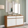 Buffet para Sala de Jantar Ana N01 com Moldura Espelho Ypê Off-White - 2