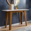 Ver imagem 2 de Aparador para Sala com Tampo de Vidro Jade Ypê Off White