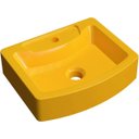 Ver imagem 1 de Cuba de Apoio Retangular Para Banheiro RT41 Aria Amarelo - Lyam Decor