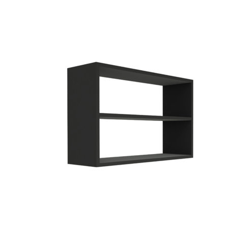 Nicho Decorativo Retangular com Prateleira 60x40x20 Mdf Plancasa:preto