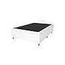 Base Cama Box com Baú Solteiro, Queen, Casal, King Corino Branco - Branco - Casal - 2