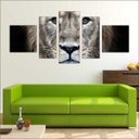 Ver imagem 4 de Quadro Decorativo Leão Animais Salas Decorações Interiores Com Moldura
