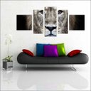 Ver imagem 1 de Quadro Decorativo Leão Animais Salas Decorações Interiores Com Moldura