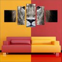 Ver imagem 2 de Quadro Decorativo Leão Animais Salas Decorações Interiores Com Moldura