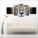 Ver imagem 3 de Quadro Decorativo Leão Animais Salas Decorações Interiores Com Moldura