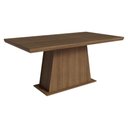 Ver imagem 1 de Mesa de Jantar 5364 6 Lugares Retangular MDF 160cm Marrom Madesa