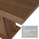 Ver imagem 4 de Mesa de Jantar 5364 6 Lugares Retangular MDF 160cm Marrom Madesa