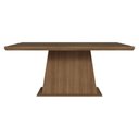 Ver imagem 3 de Mesa de Jantar 5364 6 Lugares Retangular MDF 160cm Marrom Madesa