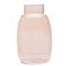 Vaso vidro Neck marrom rosado 9x9x15,5 cm Urban - 1