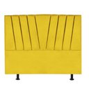 Ver imagem 2 de Cabeceira Estofada Bélgica 160CM Queen Suede Amarelo - D A DECOR