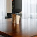 Ver imagem 2 de Vaso Decorativo de Cerâmica para Sala de Jantar Firenze Marrom e Bege Petra Joelma Decorações