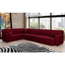Ver imagem 1 de Sofá de Canto Magno 2,57x4,57m Vinho