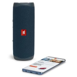 Caixa de Som Jbl Flip 5 Azul Bluetooth 20 W Original Jbl - 5