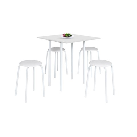Conjunto de Mesa Dobrável com 4 Banquetas Expert 