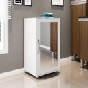 Ver imagem 2 de Sapateira com Espelho Flávia 1 Porta Branco - Poliman