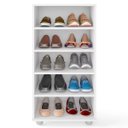 Ver imagem 5 de Sapateira com Espelho Flávia 1 Porta Branco - Poliman