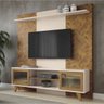 Estante Home Painel para TV até 60 Pol. Marchê Chevron/Off White - HB Móveis - 2