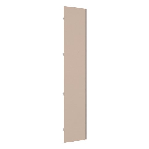 Porta para Closet Individual 50cm com Puxador Perfil Champagne Luciane Móveis