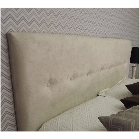 CABECEIRA ESTOFADA DURASI 05 SUEDE AMASSADO BEGE QUEEN 160 X 60 cm RBL