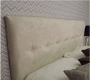 Ver imagem 1 de CABECEIRA ESTOFADA DURASI 05 SUEDE AMASSADO BEGE QUEEN 160 X 60 cm RBL