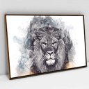 Ver imagem 1 de Quadro Decorativo em Canvas Selvagem TaColado Moldura Flutuante 4,5cm Freijó 120 x 80cm