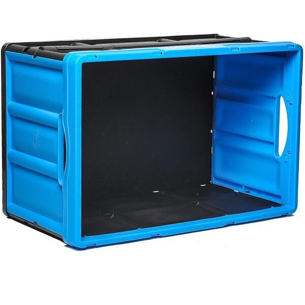 Clevermade Caixa Dobrável - Organizadora 62 Litros Cor: Azul Ciano - 2