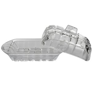 Manteigueira Romance de Vidro Transparente 410ml
