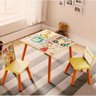 Conjunto Infantil Kit 1 Mesa E 2 Cadeiras Em Mdf-import - 2