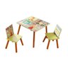 Conjunto Infantil Kit 1 Mesa E 2 Cadeiras Em Mdf-import - 1